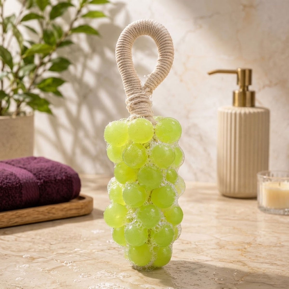 Grape-Shaped Hanging Soap & Fragrance Freshener