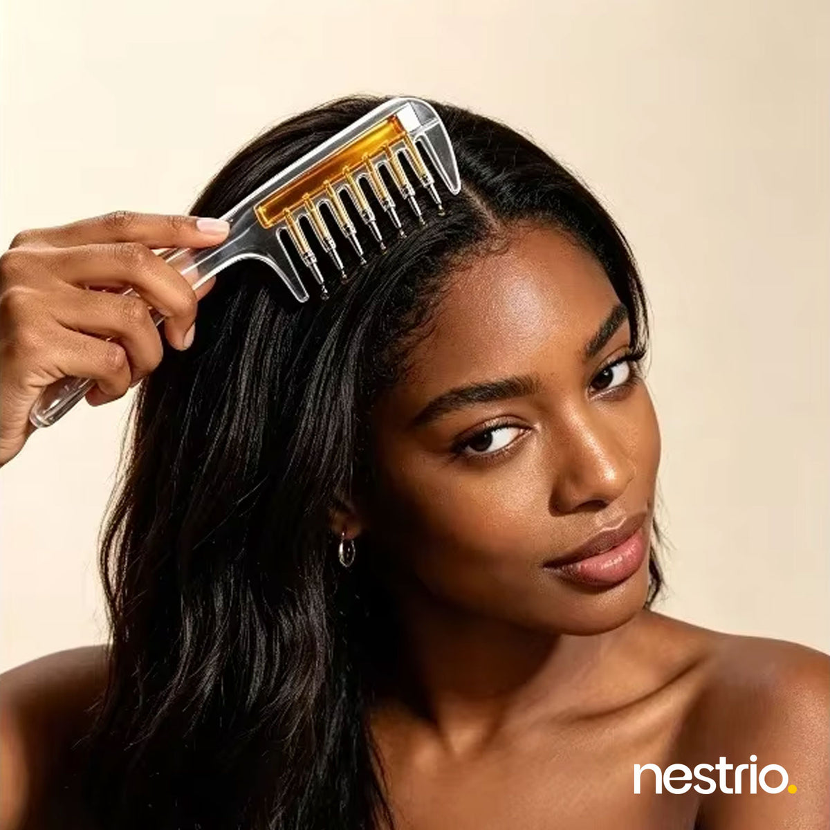 Scalp Liquid Applicator Comb Refillable Hair Serum Oil Dispensing Massage Comb