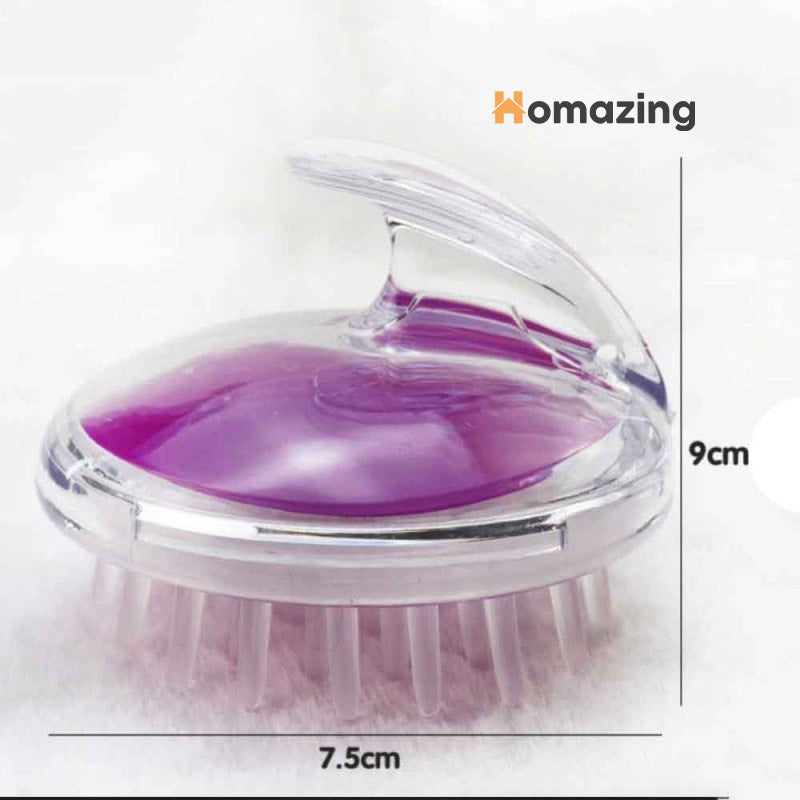 Shampoo Scalp Massage Brush Silicone