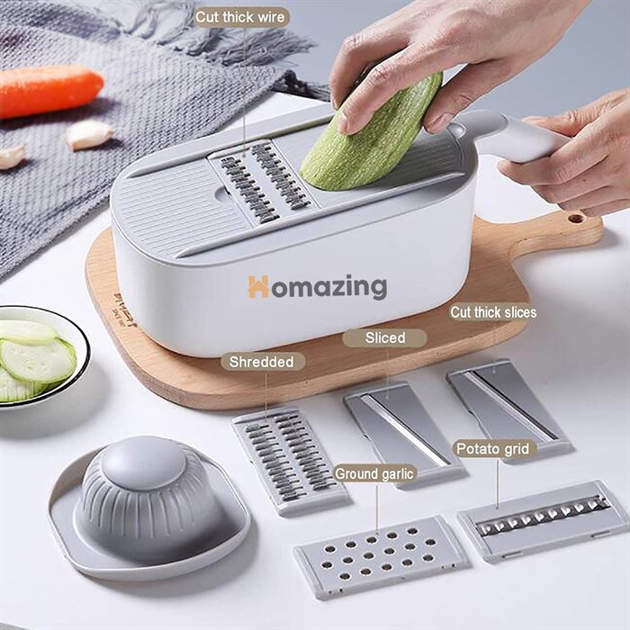 Multifunctional Vegetable Slicer Cutter With Drain Basket