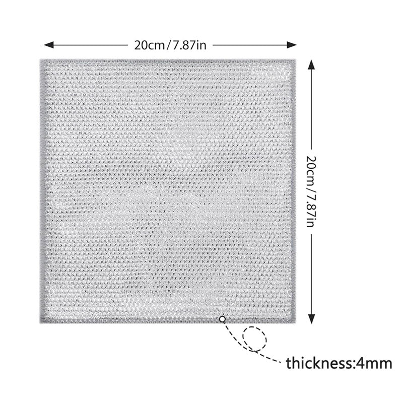Wire Dishwashing Rags For Wet & Dry