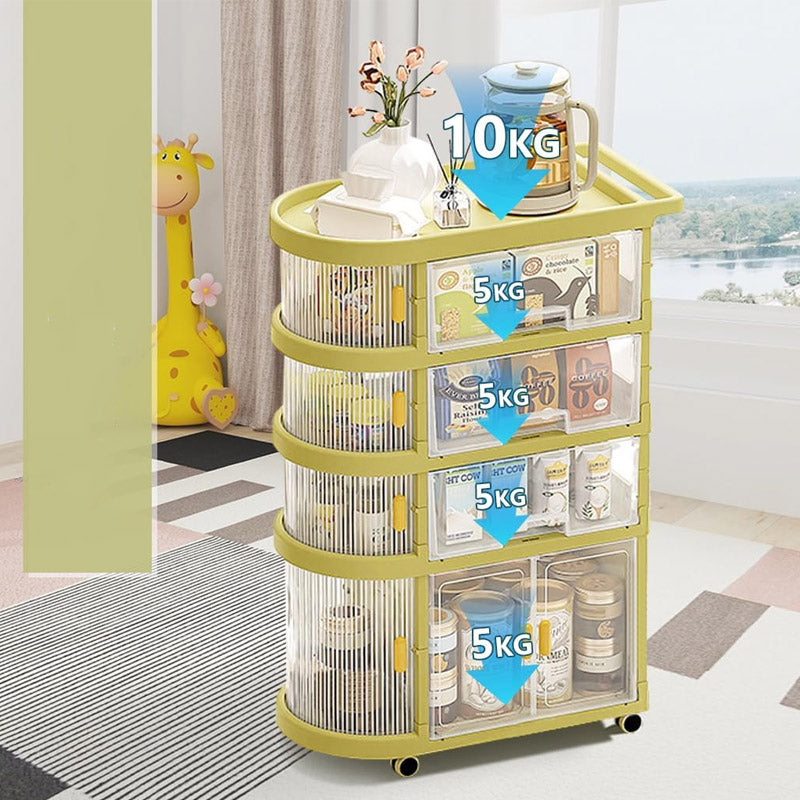 5 Layer Foldable Storage Freestanding Organizing Cart