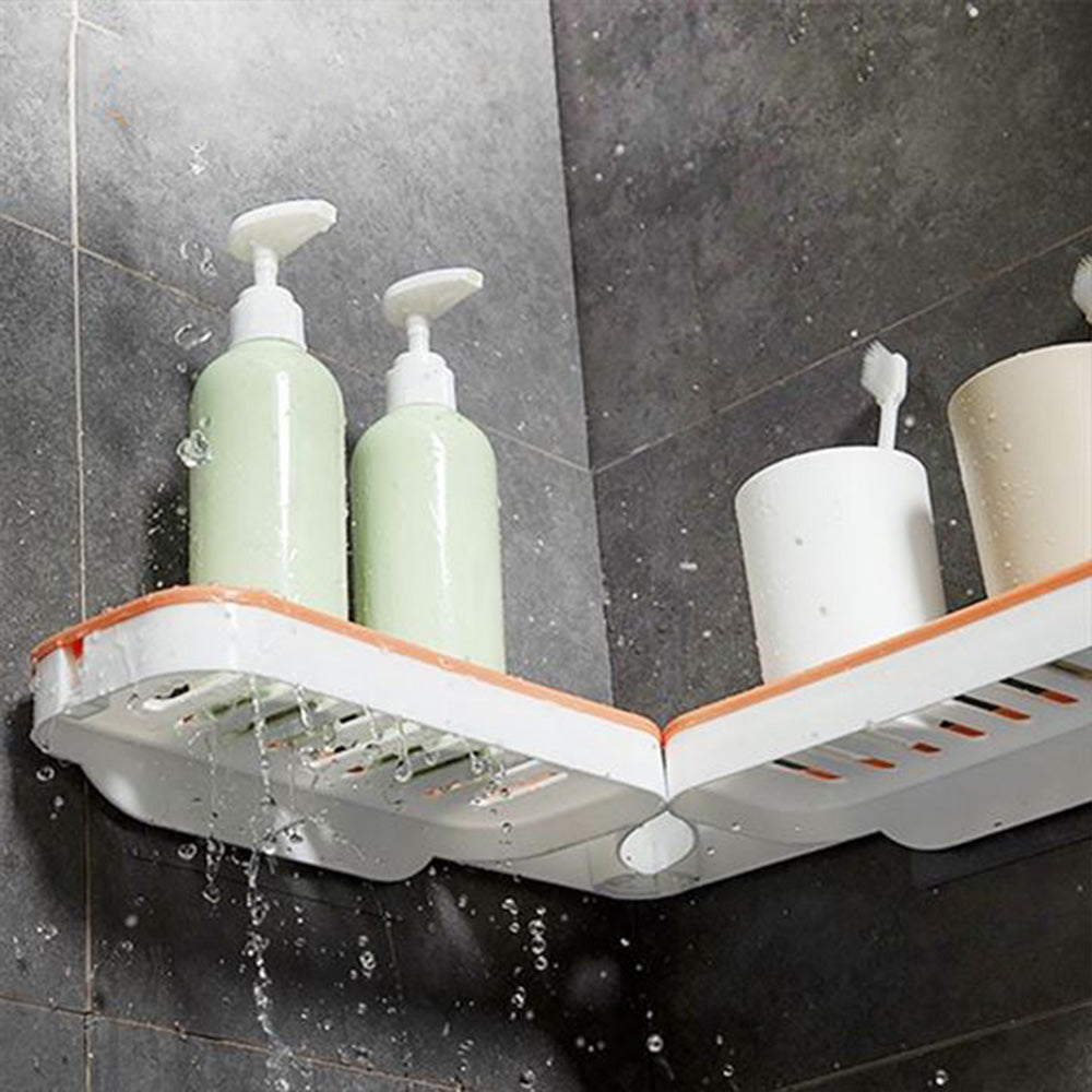 Foldable Corner Shelf Dual-Purpose