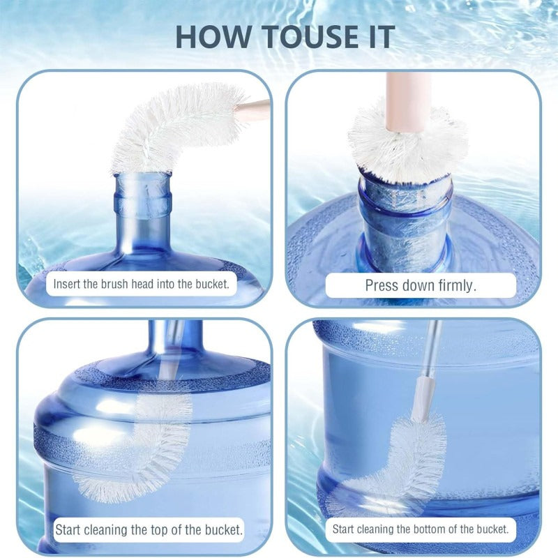 Water Can Washing Brush - Stainless Steel Rod