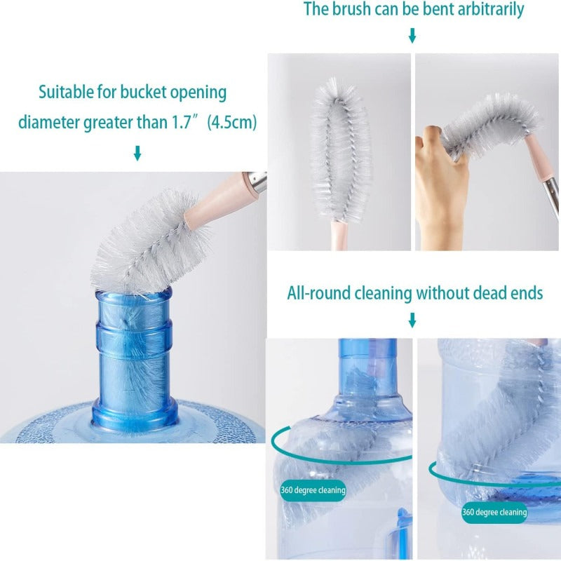 Water Can Washing Brush - Stainless Steel Rod