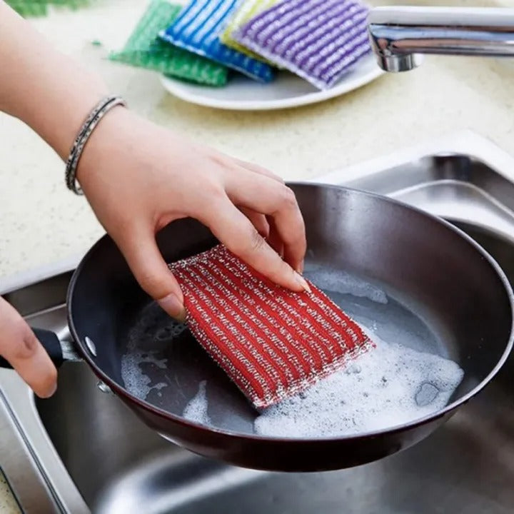 4pcs Soft Sponge Scrubber Pads