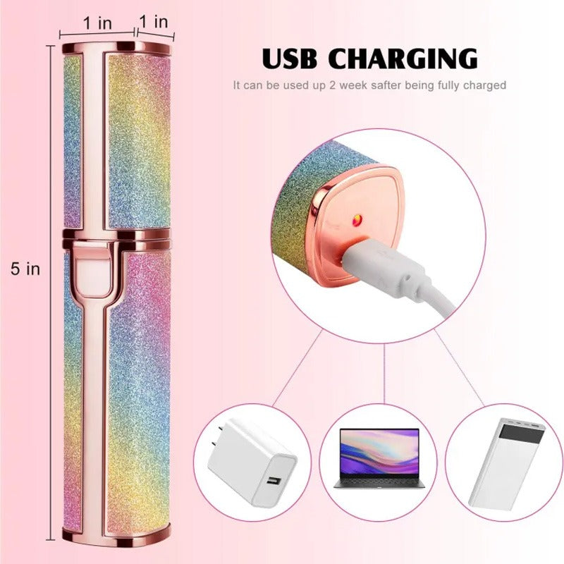 Rainbow Flawless Painless Face Hair Remover