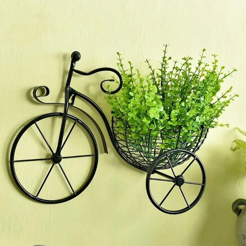 Bicycle Wall Basket Stand