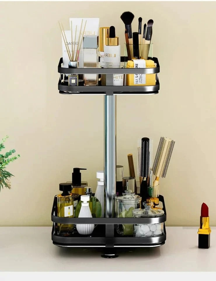 360° Rotatable Metal Storage Organizer Square