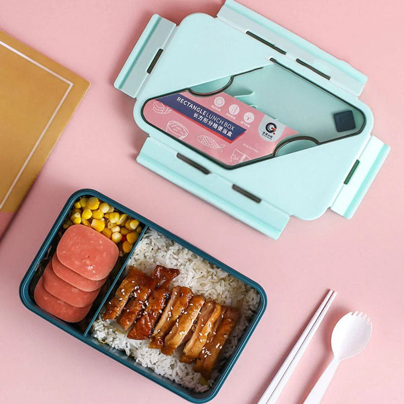 Lunch Box 2 Compartment With Spoon
