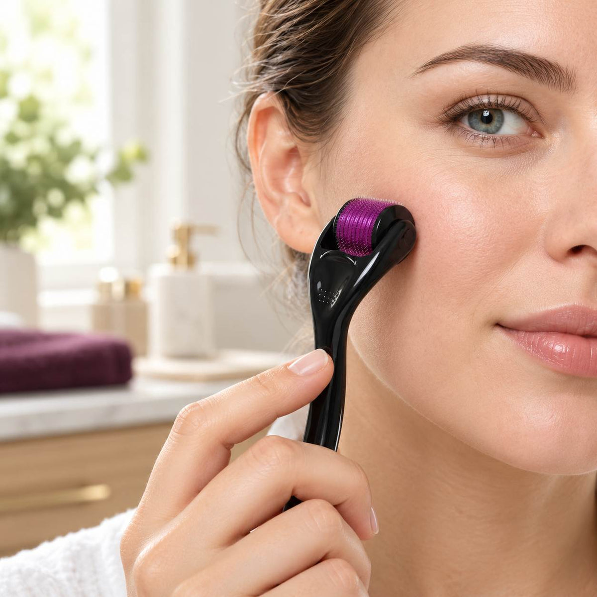 Derma Roller with Needles Hair Growth & Scalp Treatment